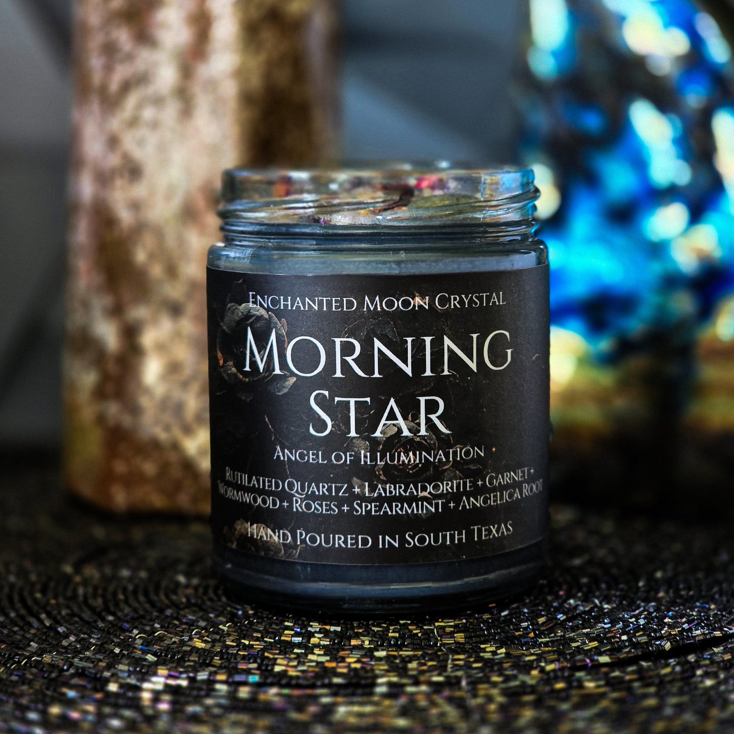 Lucifer Morning Star Candle, Light Bringer, Occultism, Esoteric Gnosticism, Luciferian, Saturn, Higher State of Consciousness, Transcend