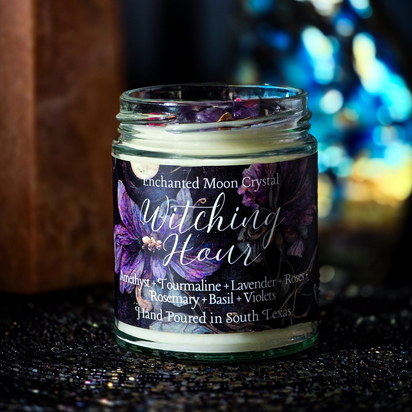 Witching Hour Candle, Intuition candle, Spiritual Protection, Ritual Candle, Mystic Energy, Energy Cleanse, Moon Magic, Night Magic, Spell