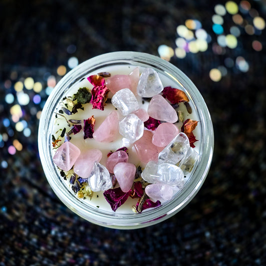 Frosted Aurora Glow Candle