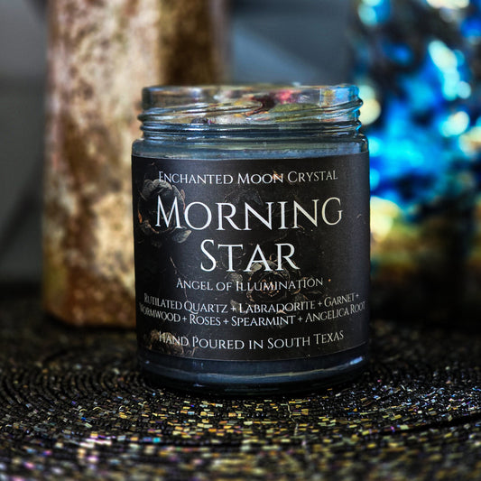 Lucifer Morning Star Candle, Light Bringer, Occultism, Esoteric Gnosticism, Luciferian, Saturn, Higher State of Consciousness, Transcend