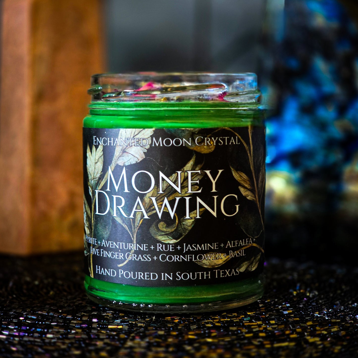 Money Drawing Candle, Money Spell, Witchcraft Supplies, Wealth, Success, Manifest Abundance, Hoodoo, Manifesting Ritual, Law of Attraction